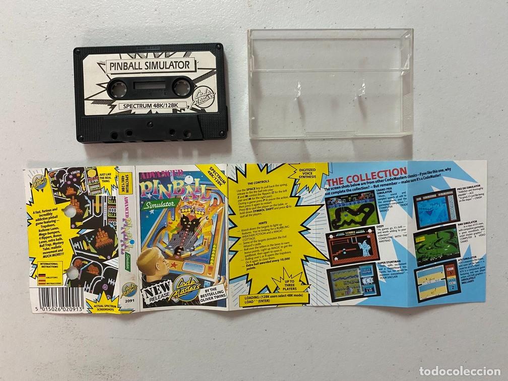 Videojuegos y consolas: ADVANCED PINBALL SIMULATOR de CODEMASTERS - VIDEOJUEGO SINCLAIR ZX SPECTRUM - Foto 3