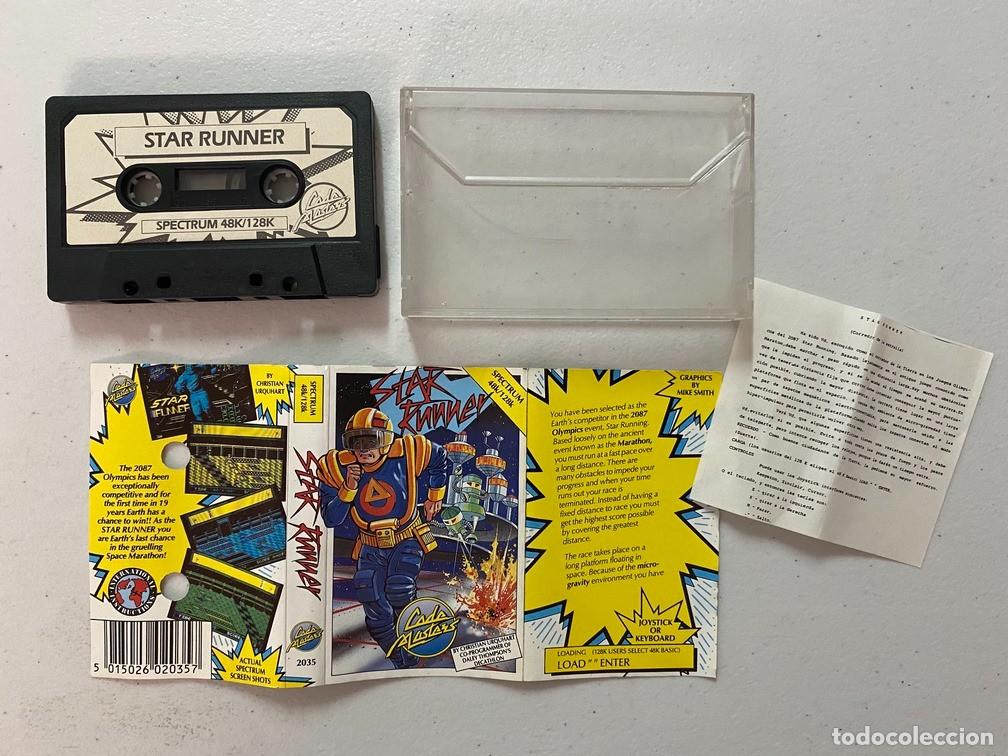 Videojuegos y consolas: STAR RUNNER de CODEMASTERS - VIDEOJUEGO SINCLAIR ZX SPECTRUM - Foto 3