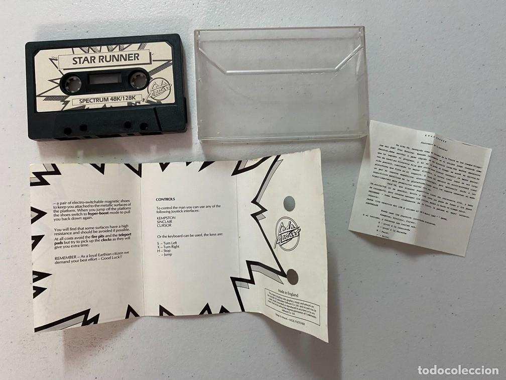 Videojuegos y consolas: STAR RUNNER de CODEMASTERS - VIDEOJUEGO SINCLAIR ZX SPECTRUM - Foto 4