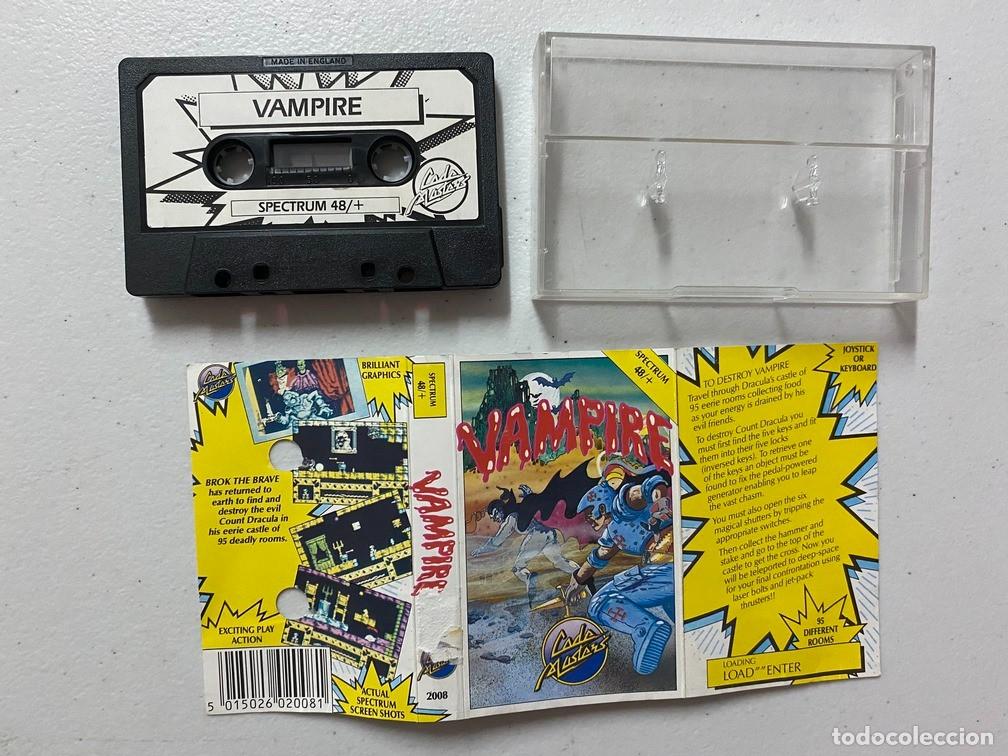 Videojuegos y consolas: VAMPIRE (PHANTOMAS 2) de CODEMASTERS - VIDEOJUEGO SINCLAIR ZX SPECTRUM - Foto 3