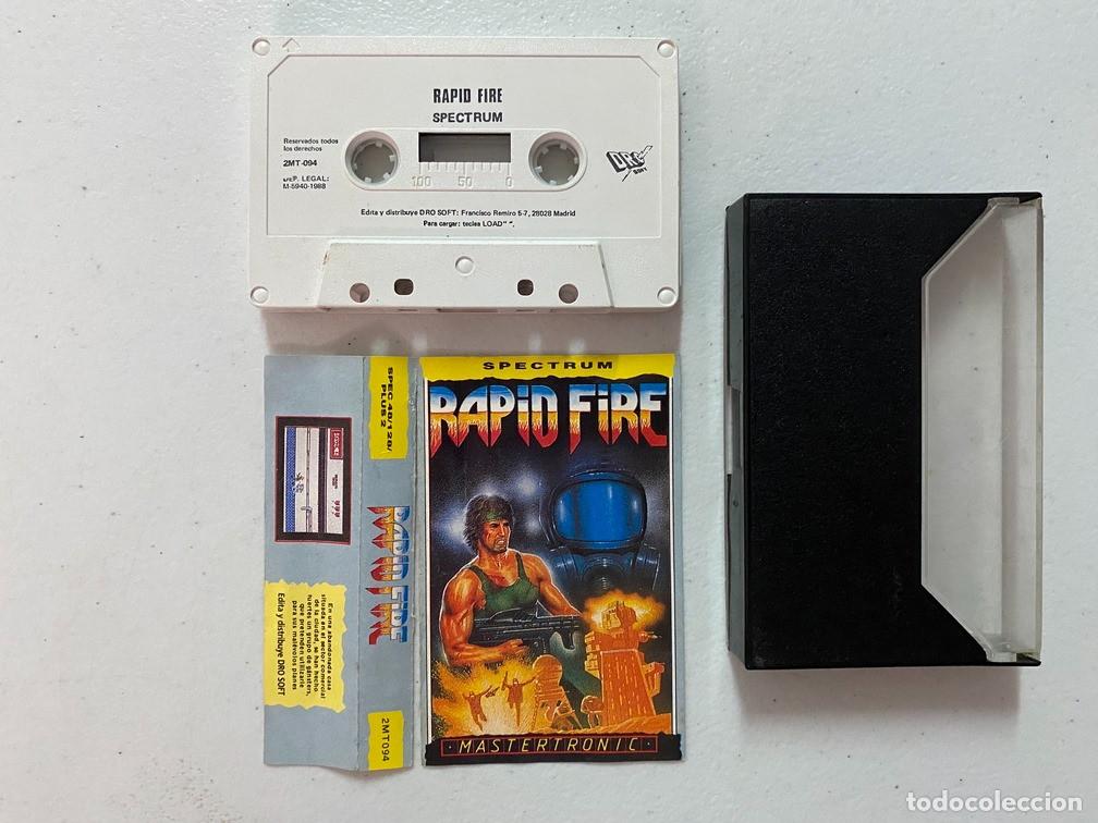 Videojuegos y consolas: RAPID FIRE - VIDEOJUEGO SINCLAIR ZX SPECTRUM - Foto 2