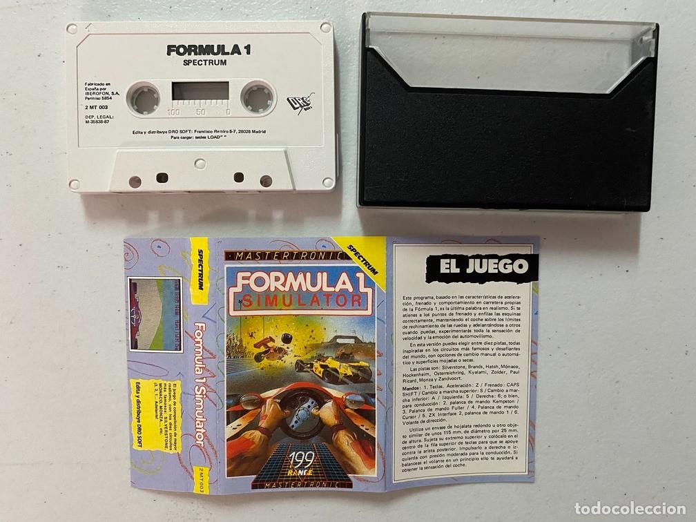 Videojuegos y consolas: FORMULA 1 SIMULATOR - VIDEOJUEGO SINCLAIR ZX SPECTRUM - Foto 2