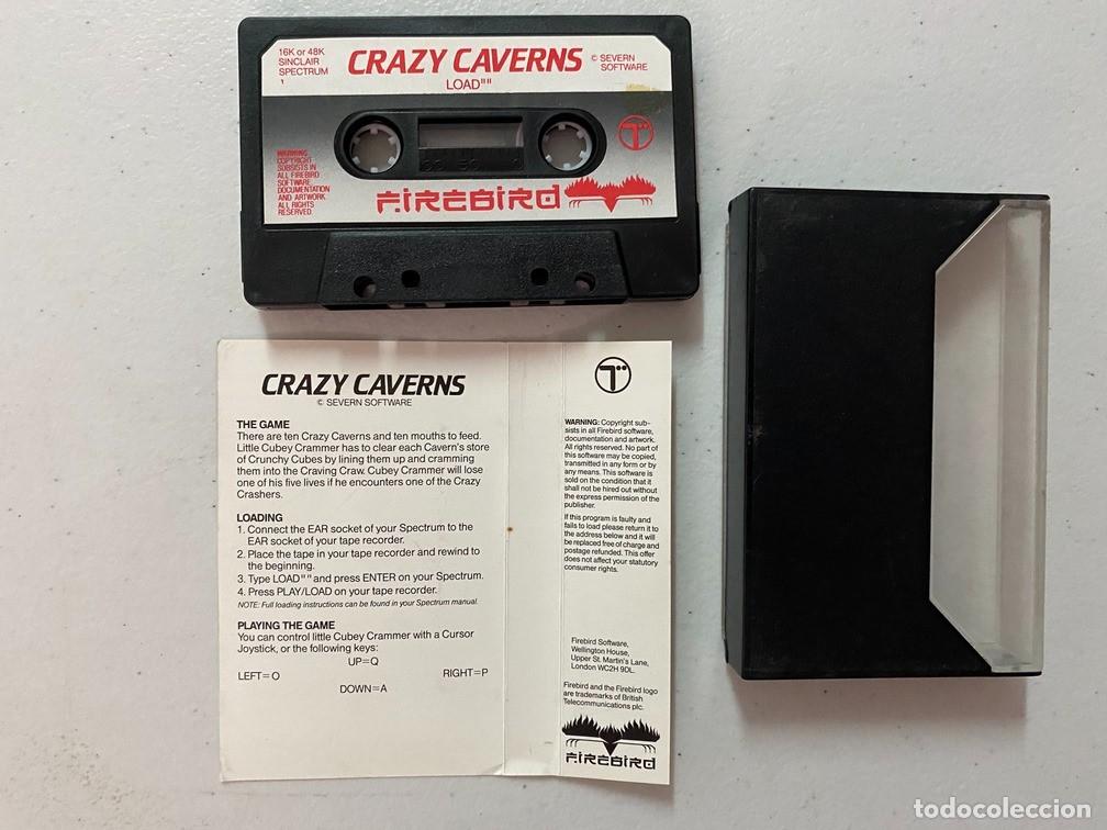 Videojuegos y consolas: CRAZY CAVERNS - VIDEOJUEGO SINCLAIR ZX SPECTRUM - Foto 3