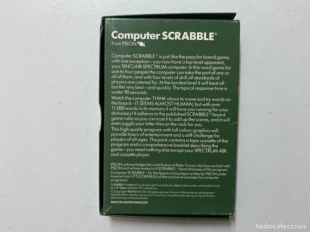 Videojuegos y consolas: COMPUTER SCRABBLE - VIDEOJUEGO SINCLAIR ZX SPECTRUM - Foto 2