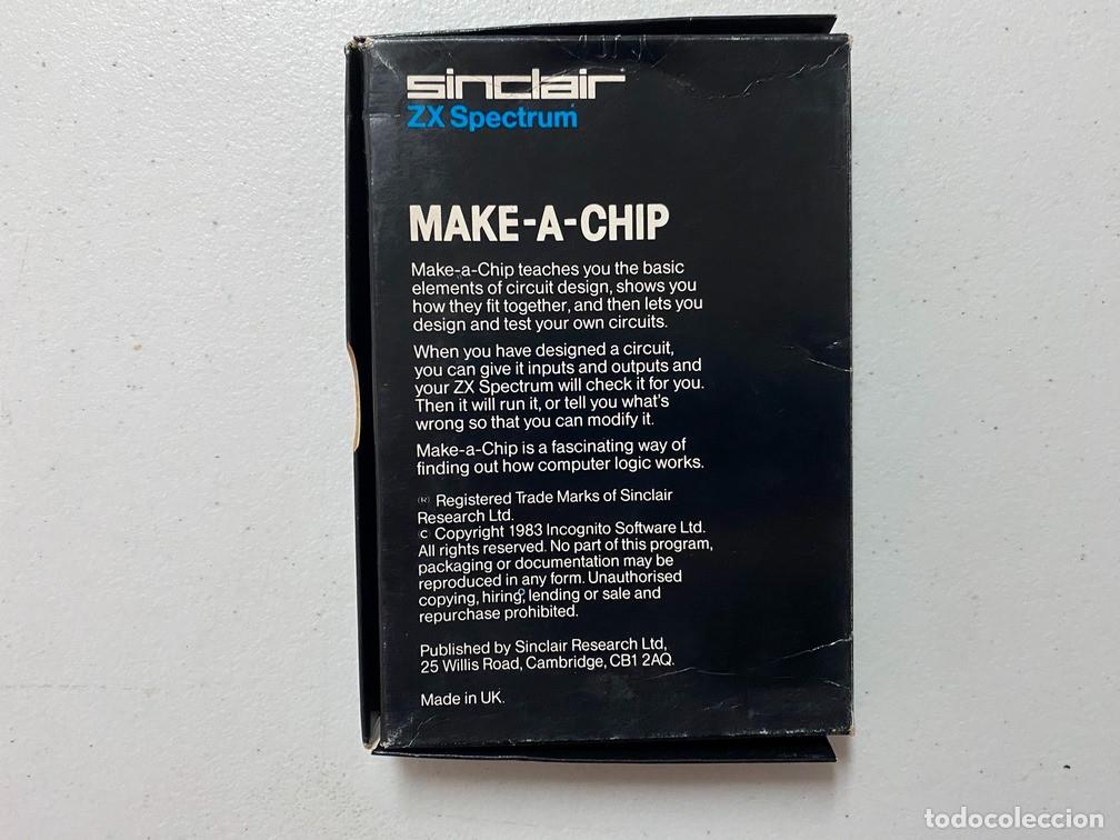 Videojuegos y consolas: MAKE A CHIP - VIDEOJUEGO SINCLAIR ZX SPECTRUM - Foto 2
