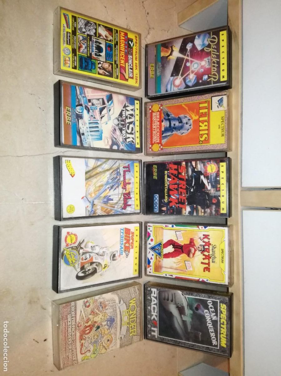 Videojuegos y Consolas: LOTE DE 10 JUEGOS ORIGINALES PARA SPECTRUM