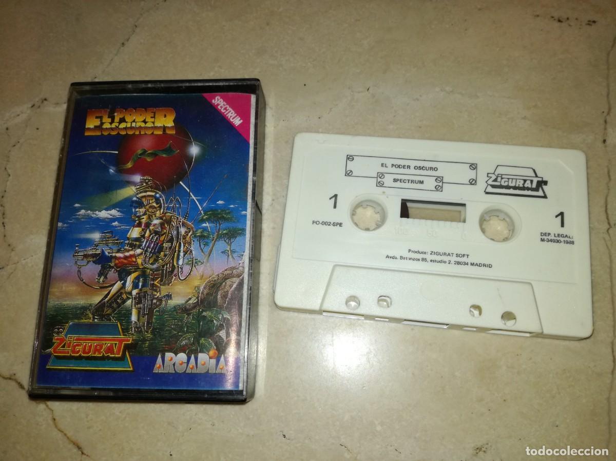 Videojuegos y consolas: EL PODER OSCURO-ZIGURAT-ORIGINAL 1988-JUEGO PARA SPECTRUM - Foto 1