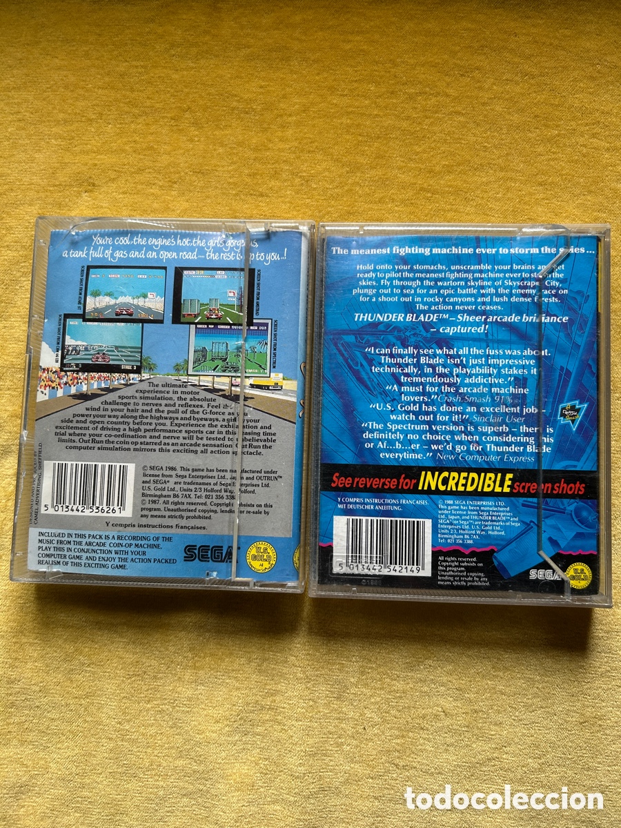 Videojuegos y consolas: Pack Spectrum Out Run/Thunder Blade - Foto 2