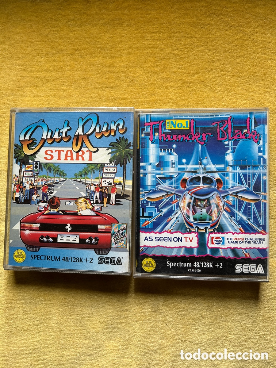 Videojuegos y consolas: Pack Spectrum Out Run/Thunder Blade - Foto 1