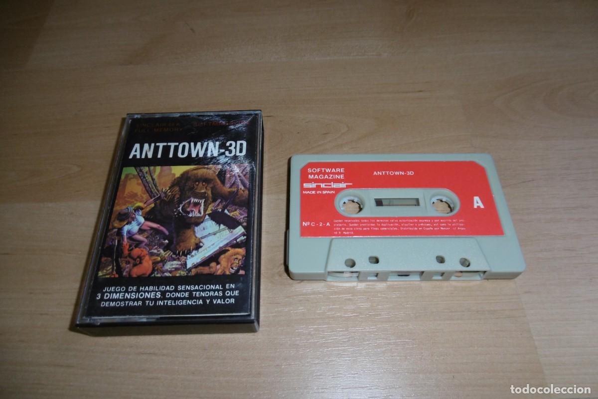 Videojuegos y consolas: SPECTRUM CINTA ANTTOWN 3D . SOFTWARE MAGAZINE SINCLAIR. N&ordm; C 2A - Foto 1