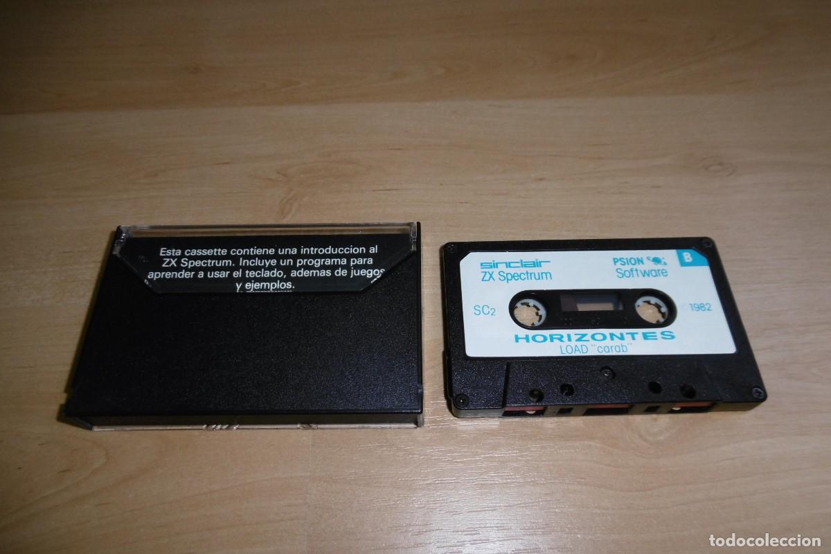 Videojuegos y consolas: SPECTRUM CINTA HORIZONTES ESPA&Ntilde;OLA - Foto 2