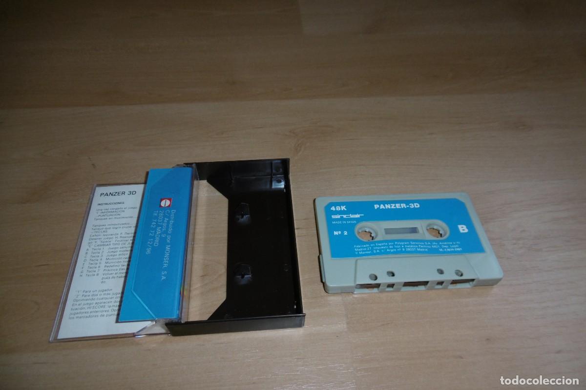 Videojuegos y consolas: SPECTRUM CINTA PANZER 3D 48K SINCLAIR N&ordm; 2 - Foto 2