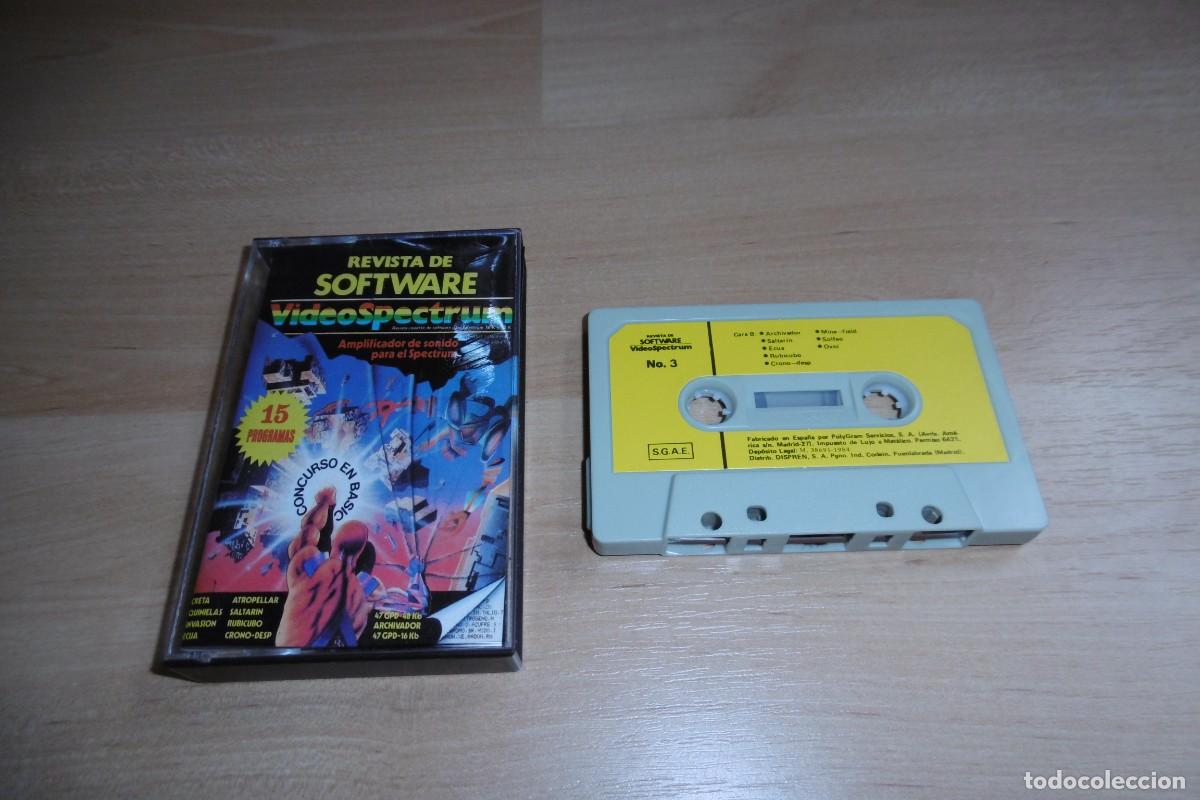 Videojuegos y consolas: SPECTRUM CINTA SOFTWARE VIDEOSPECTRUM SPECTRUM N&ordm; 3 - Foto 1