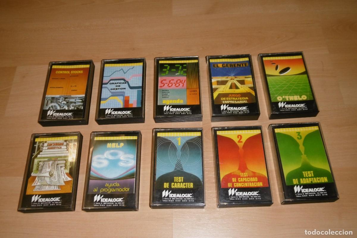 Videojuegos y consolas: SPECTRUM LOTE COMPLETO IDEALOGIC 10 CINTAS - Foto 1