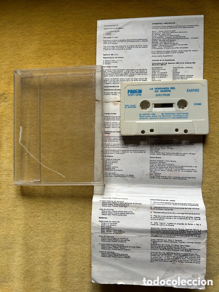 Videojuegos y consolas: Pack Spectrum Last Duel/ Dr. Muerte - Foto 4