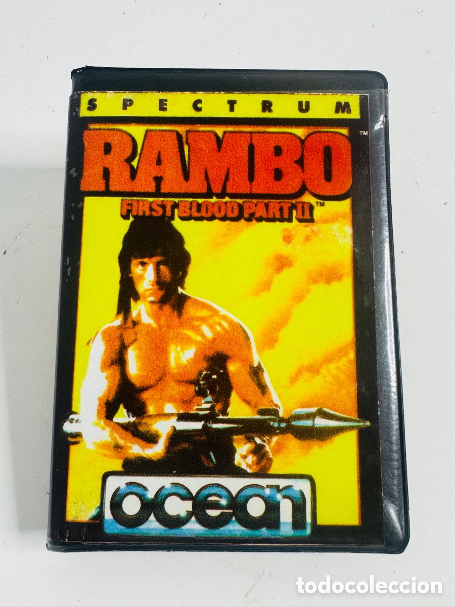 Videojuegos y consolas: Rambo MMG Software Spectrum - Foto 3