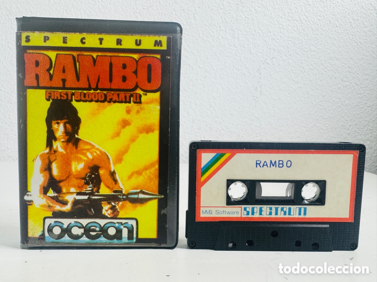 Videojuegos y consolas: Rambo MMG Software Spectrum - Foto 1