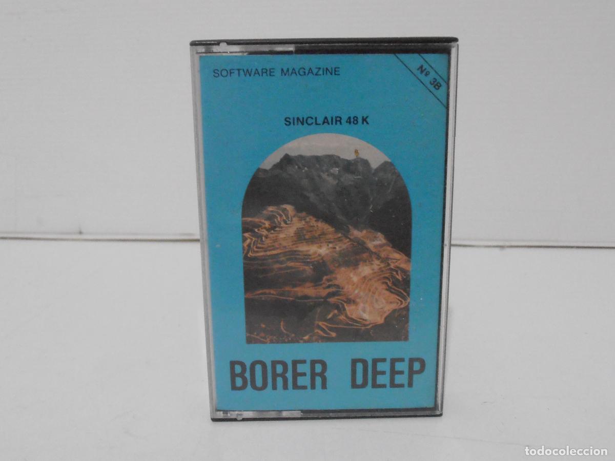 Videojuegos y consolas: JUEGO CINTA SPECTRUM BORER DEEP, SOFTWARE MAGAZINE SINCLAIR - Foto 1