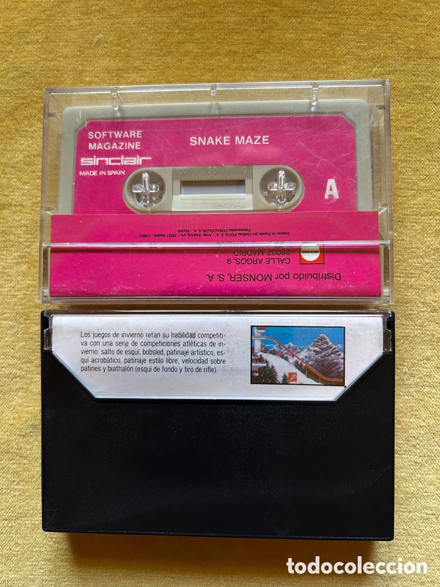 Videojuegos y consolas: Pack Spectrum SnakeMaze/ WinterGames - Foto 2
