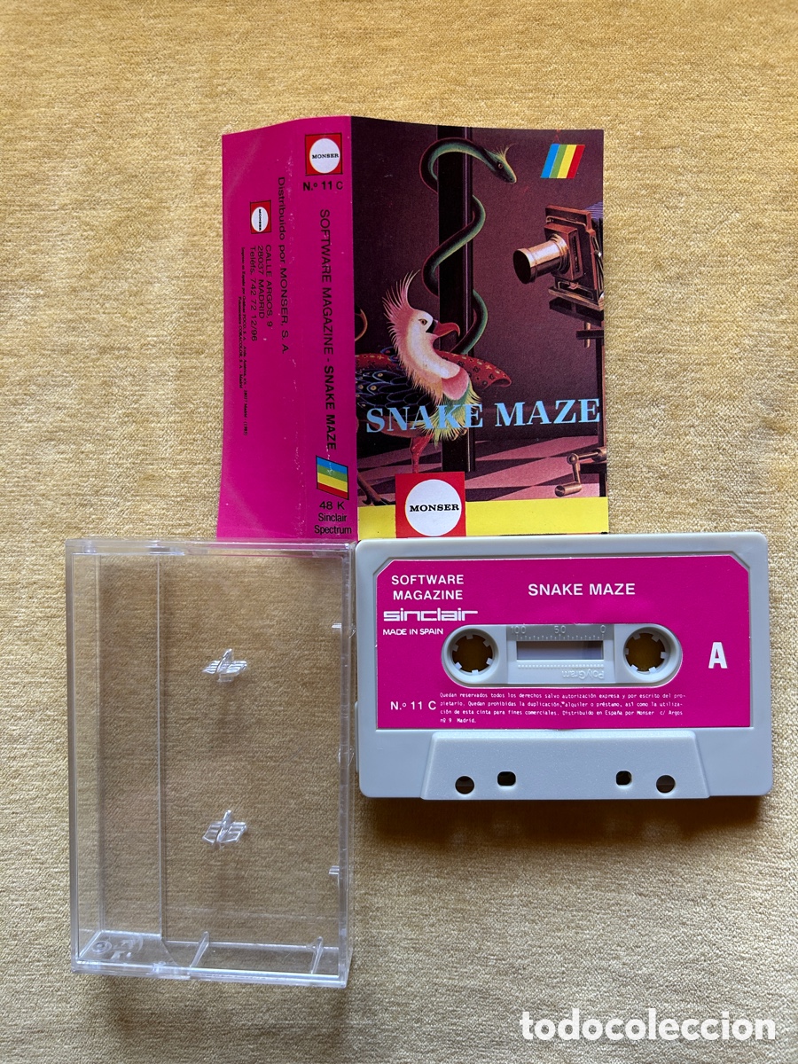 Videojuegos y consolas: Pack Spectrum SnakeMaze/ WinterGames - Foto 4