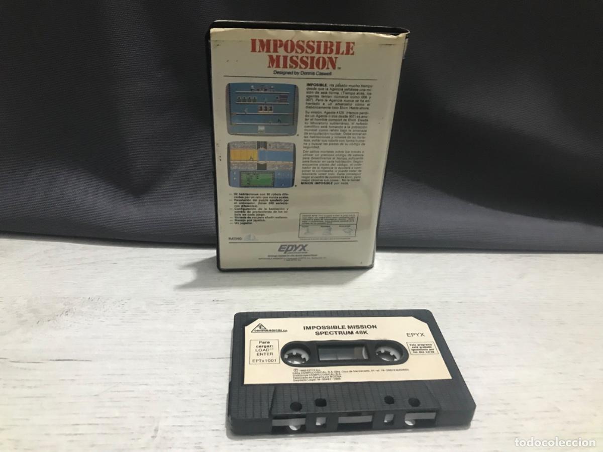 Videojuegos y consolas: Juego Impossible misi&oacute;n para spectrum - Foto 4