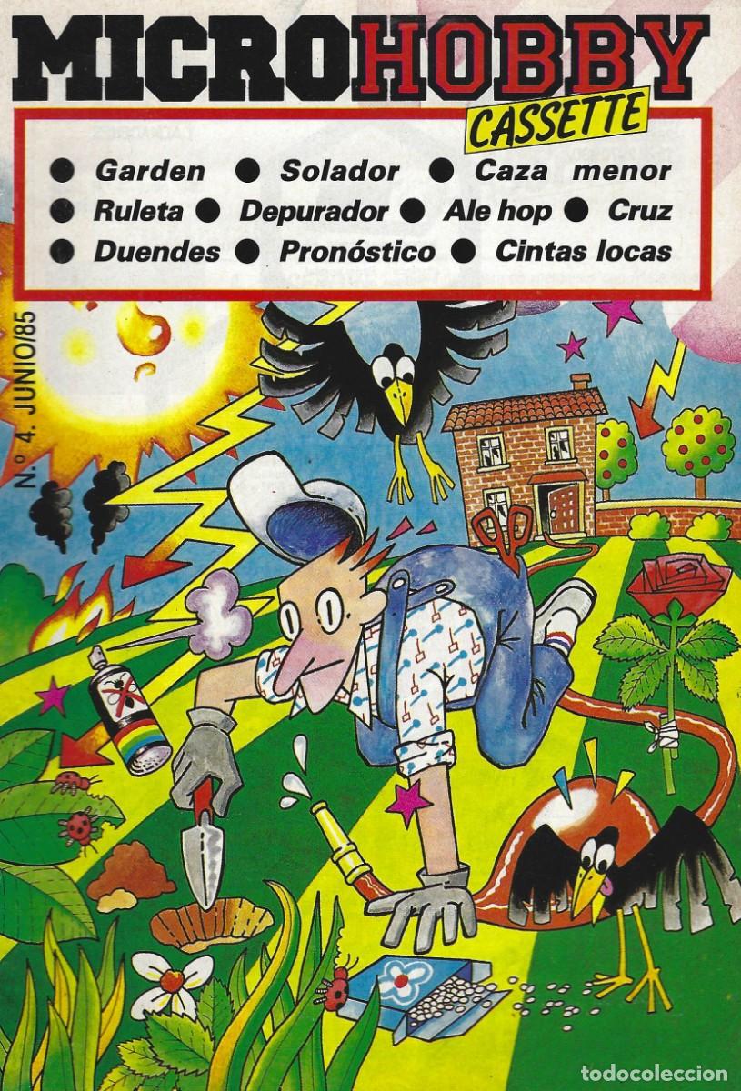 Videojuegos y consolas: O147 CASSETTE PROGRAMAS SPECTRUM MICROHOBBY N&ordm; 4 (CASSETTE + MANUAL INSTRUCCIONES PROGRAMAS) - Foto 5
