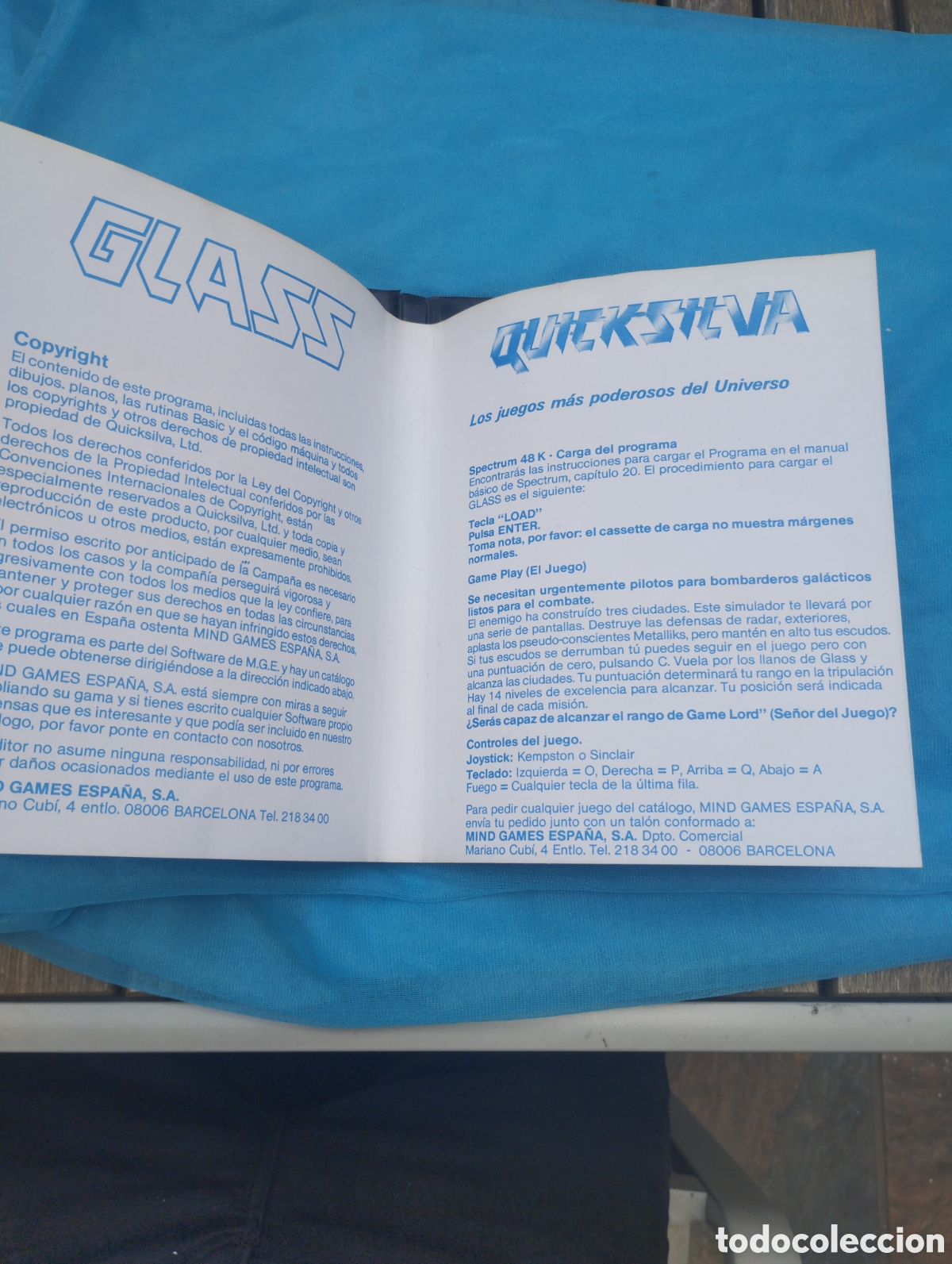 Videojuegos y consolas: Juego de Spectrum 48k Glass - Foto 5