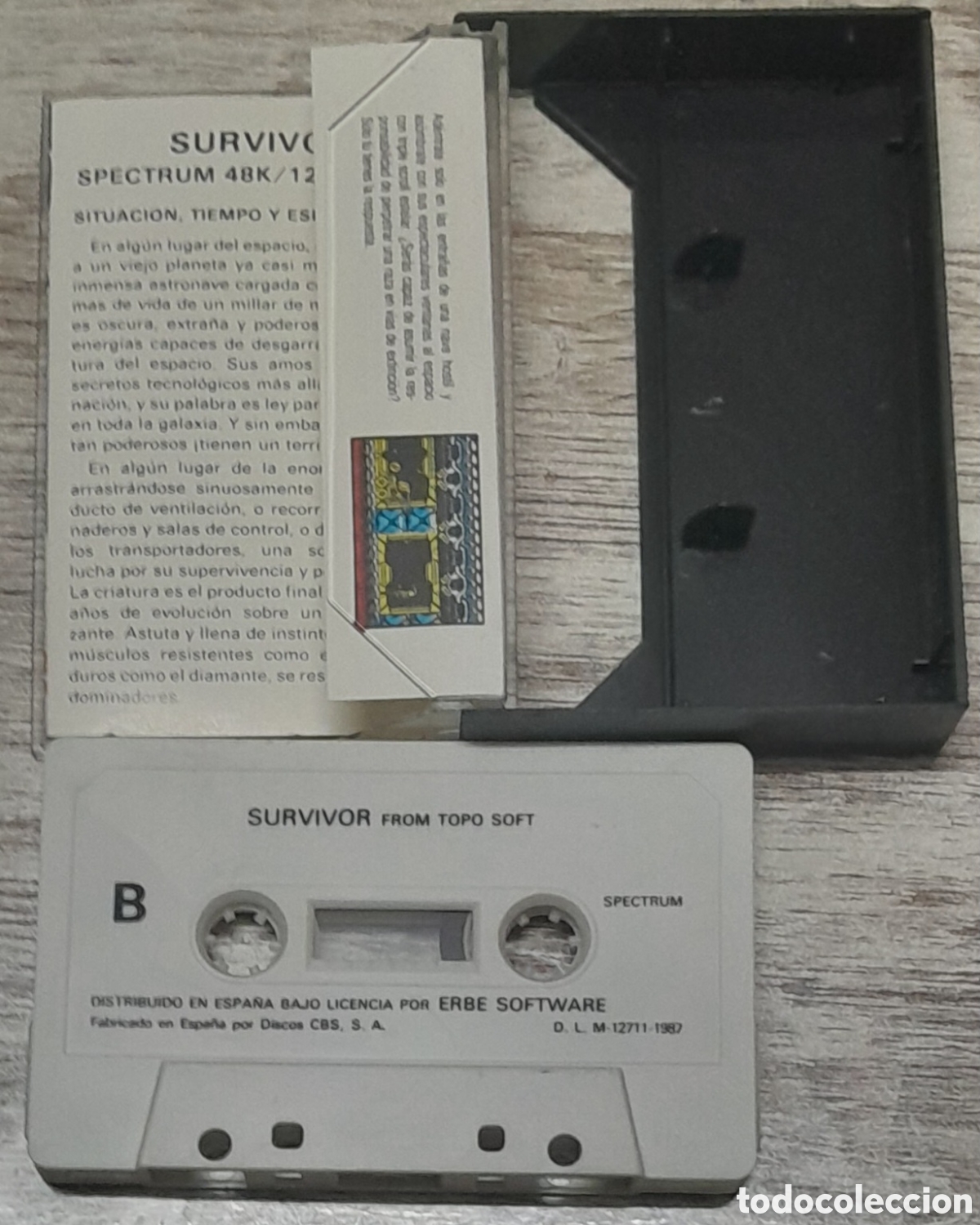 Videojuegos y consolas: SURVIVOR - TOPO - SPECTRUM - Foto 2