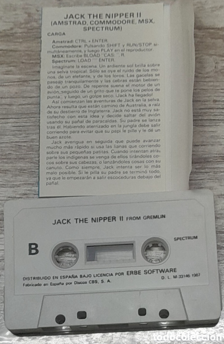 Videojuegos y consolas: JACK THE NIPPER ... II IN COCONUT CAPERS - Foto 2