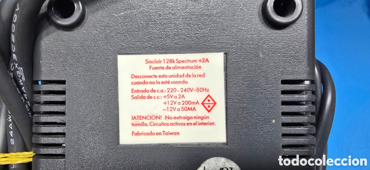 Videojuegos y consolas: TRANSFORMADOR DE CORRIENTE . FUENTE DE ALIMENTACI&Oacute;N SPECTRUM +2 . FUNCIONA - Foto 3