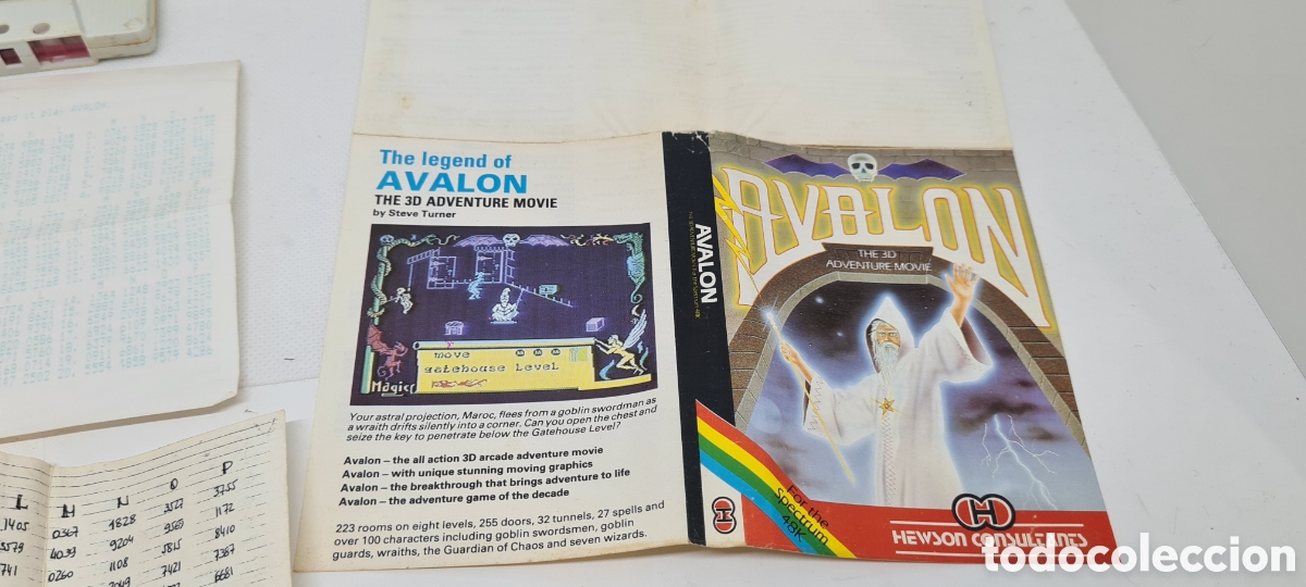 Videojuegos y consolas: JUEGO SPECTRUM 48K AVALON CON TODAS LAS INSTRUCCIONES MAPAS Y CODIGOS - Foto 4