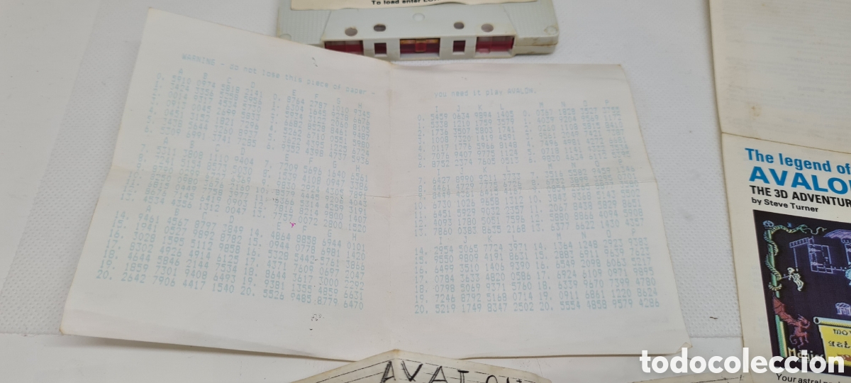 Videojuegos y consolas: JUEGO SPECTRUM 48K AVALON CON TODAS LAS INSTRUCCIONES MAPAS Y CODIGOS - Foto 5