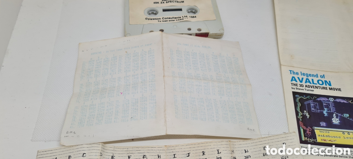 Videojuegos y consolas: JUEGO SPECTRUM 48K AVALON CON TODAS LAS INSTRUCCIONES MAPAS Y CODIGOS - Foto 8