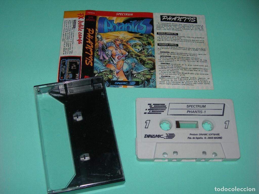 Videojuegos y consolas: - SPECTRUM - JUEGO PHANTIS - SPANISH VERSION - DINAMIC - ALFONSO AZPIRI - - Foto 2