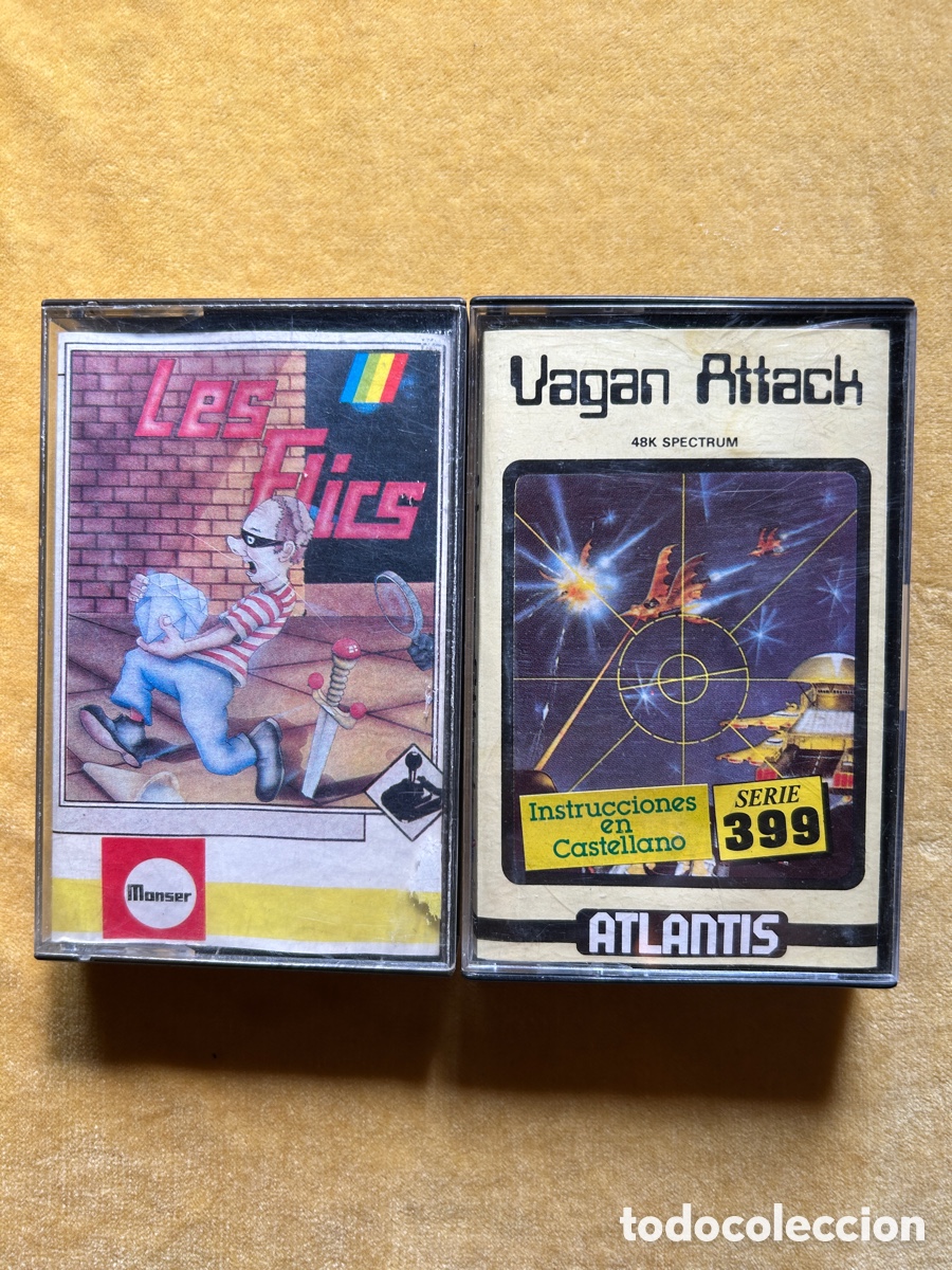 Videojuegos y consolas: Pack Spectrum Les Flics/Vagan Attack - Foto 1