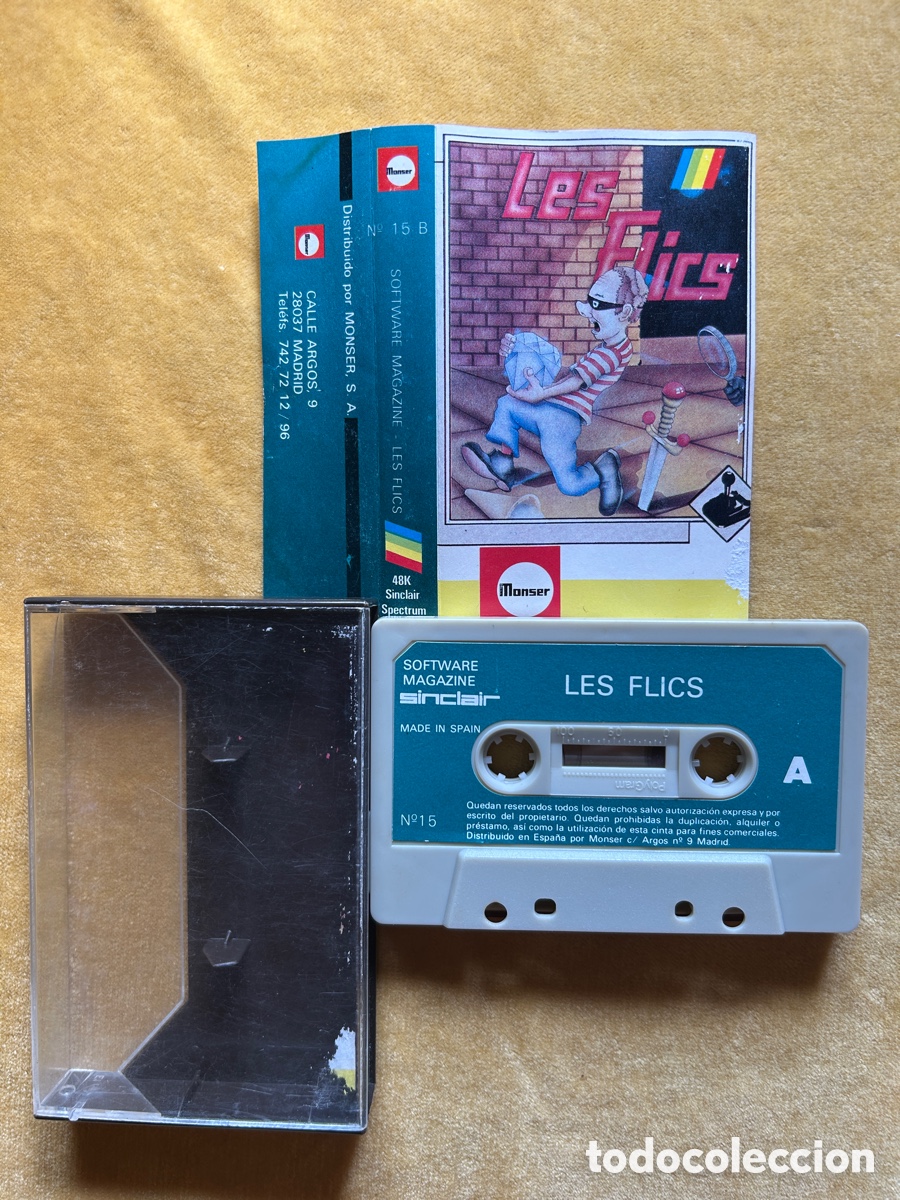 Videojuegos y consolas: Pack Spectrum Les Flics/Vagan Attack - Foto 4