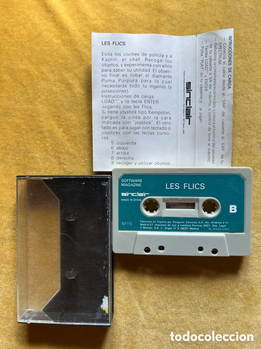 Videojuegos y consolas: Pack Spectrum Les Flics/Vagan Attack - Foto 5