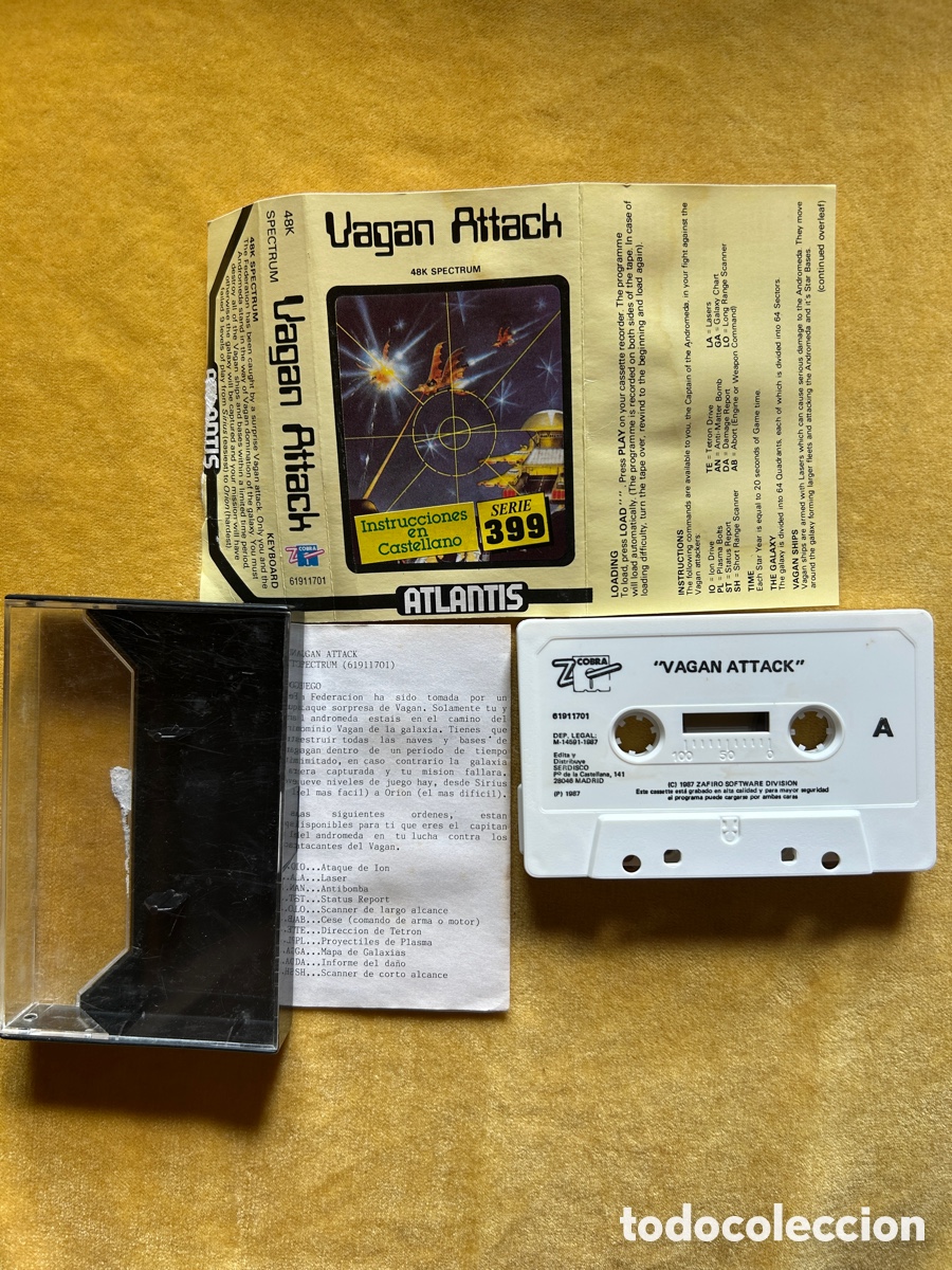 Videojuegos y consolas: Pack Spectrum Les Flics/Vagan Attack - Foto 6