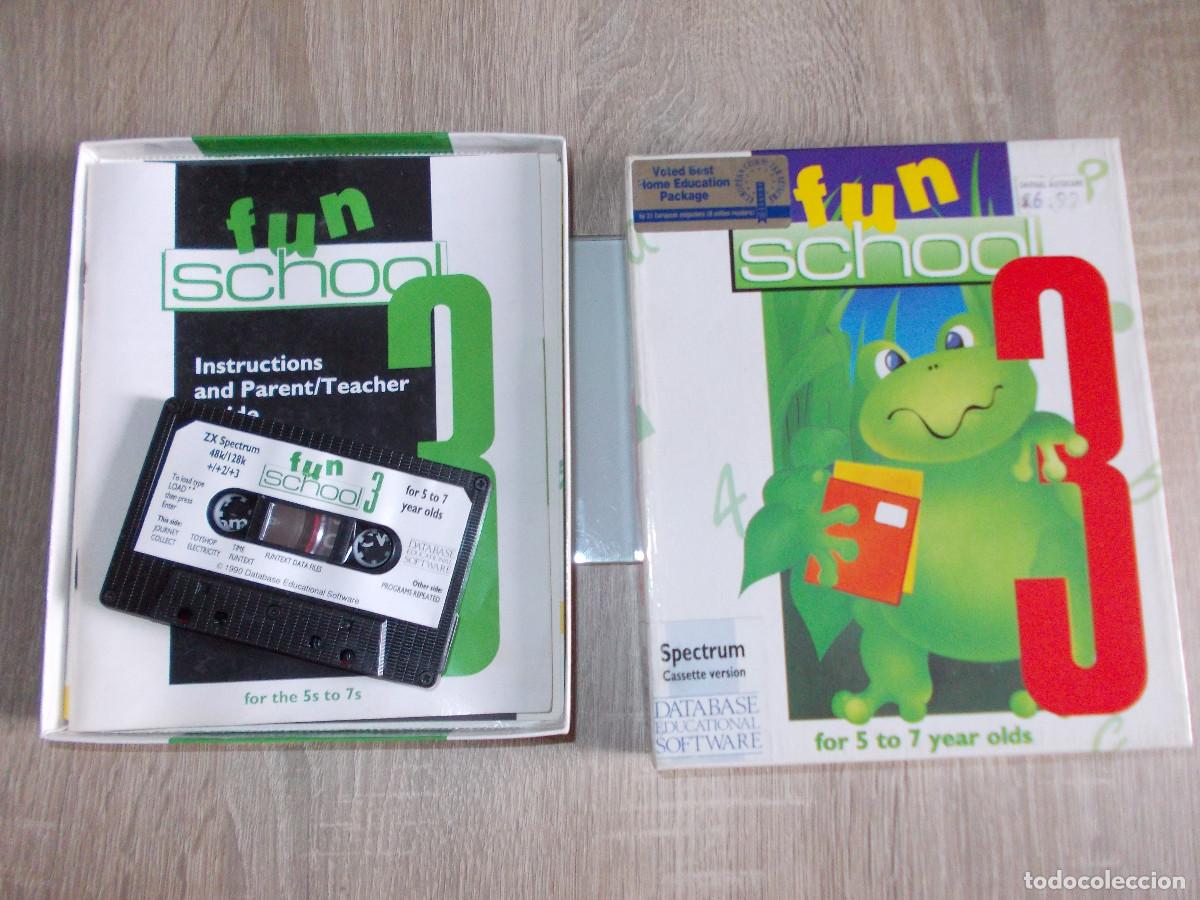 Videojuegos y consolas: Programa Spectrum. Fun School 3. Database Educational Soft. - Foto 1