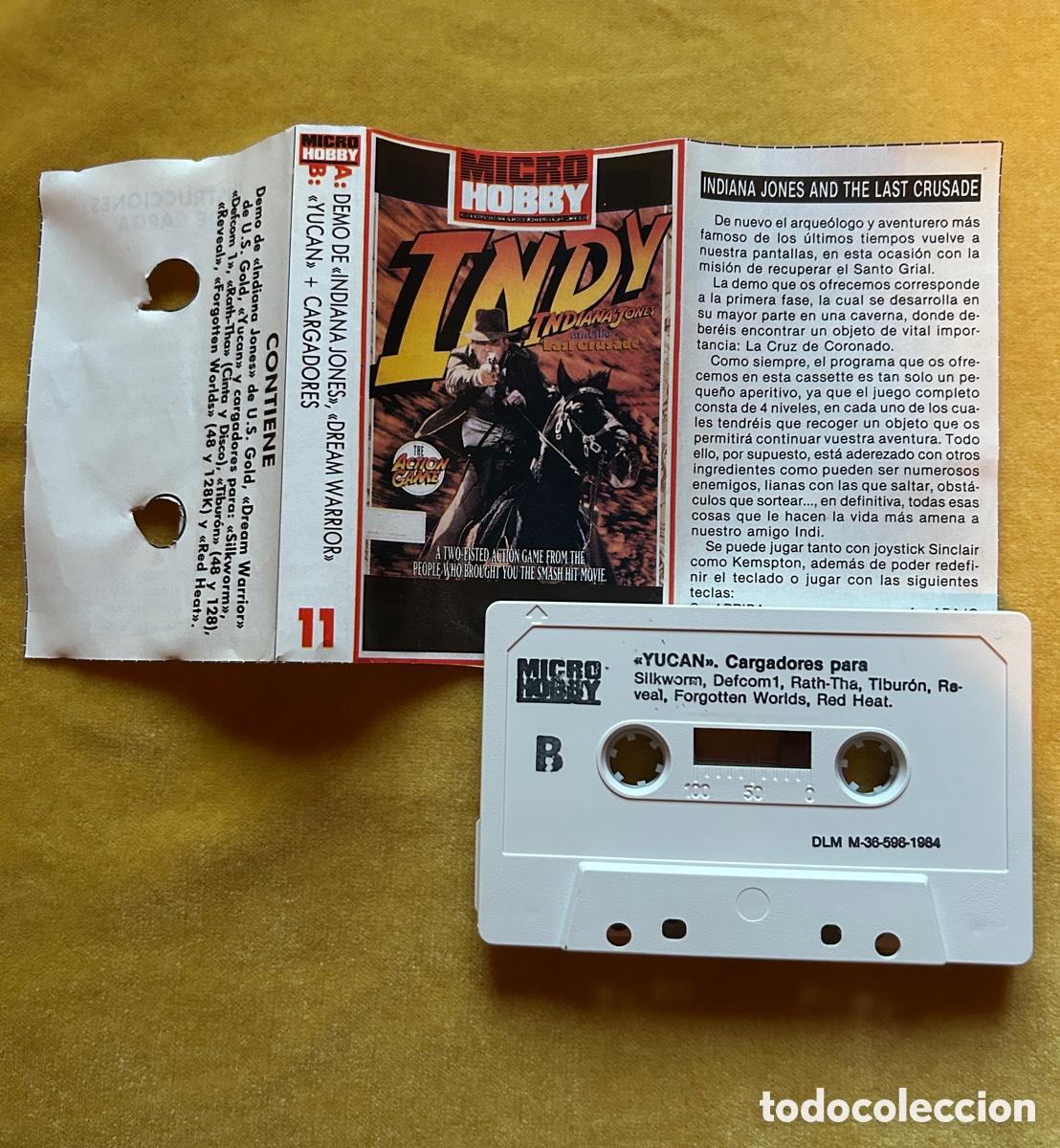Videojuegos y consolas: Pack Spectrum Yie-ar KunFu/Indy Microhobby - Foto 6