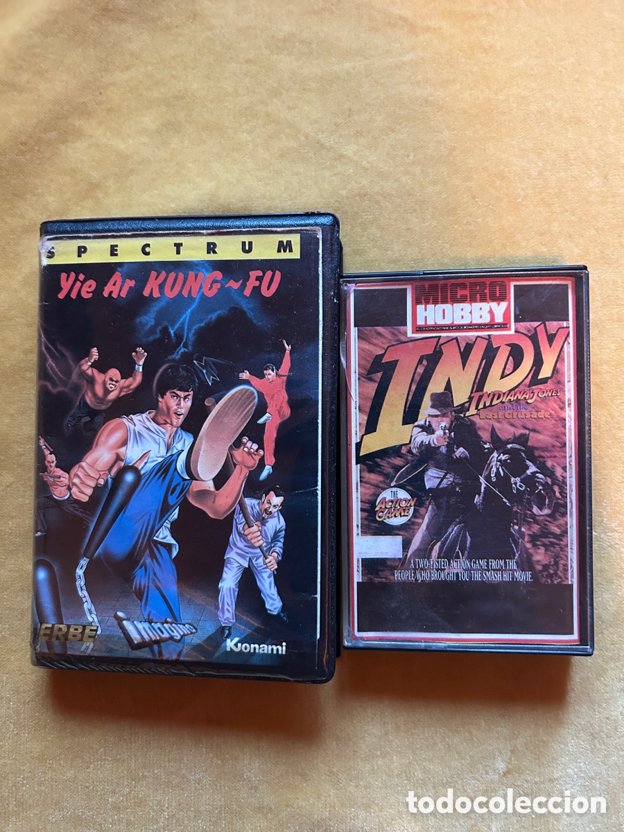 Videojuegos y consolas: Pack Spectrum Yie-ar KunFu/Indy Microhobby - Foto 1