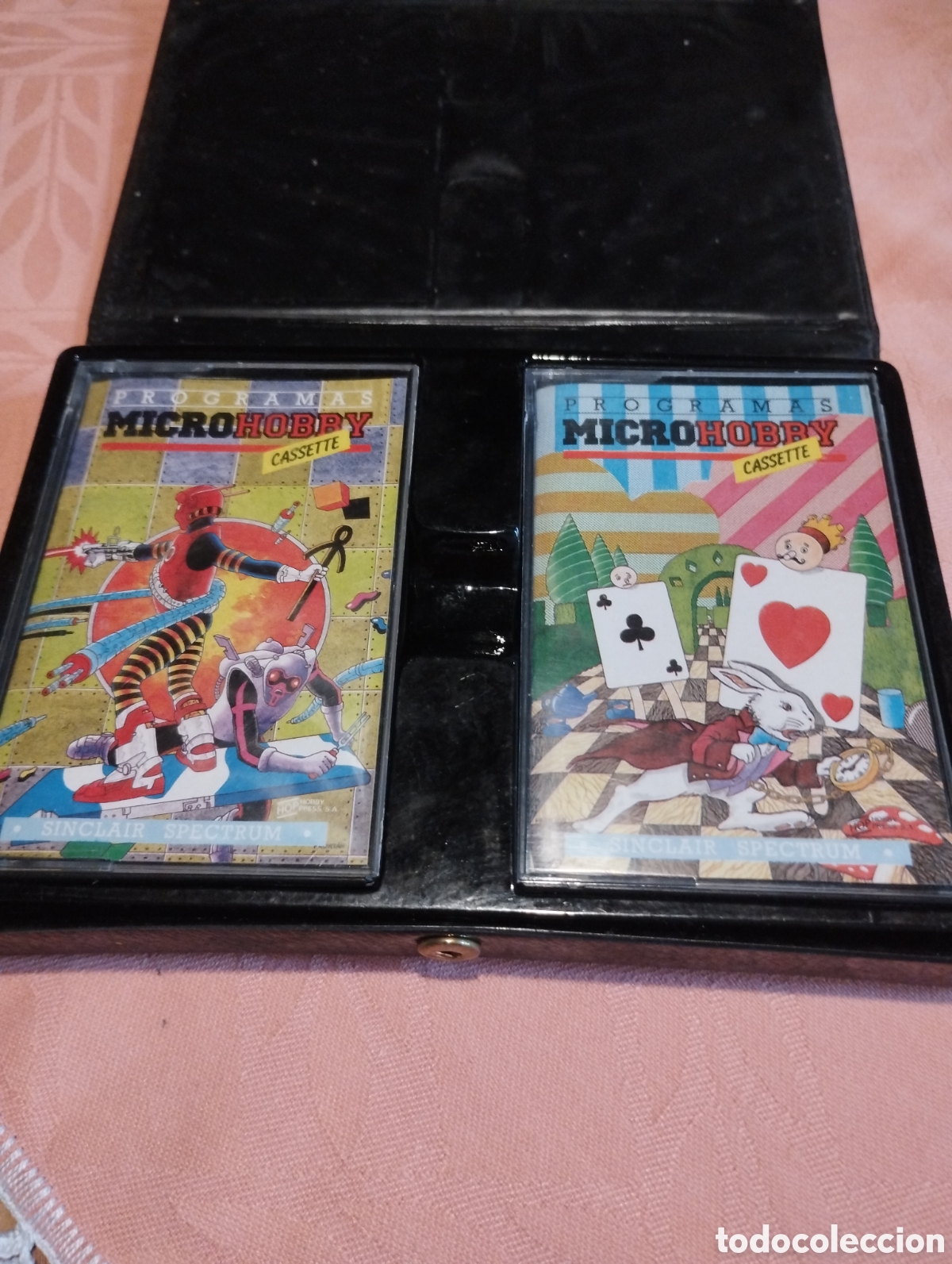 Videojuegos y consolas: Estuche con dos cassette micro hobby Spectrum - Foto 2