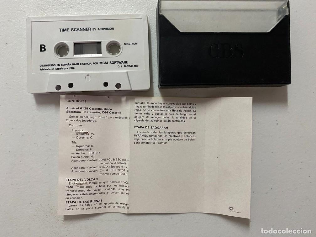 Videojuegos y consolas: TIME SCANNER - VIDEOJUEGO SPECTRUM - Foto 3