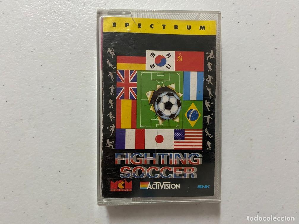 Videojuegos y consolas: FIGHTING SOCCER - VIDEOJUEGO SPECTRUM - Foto 1