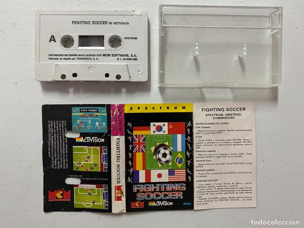 Videojuegos y consolas: FIGHTING SOCCER - VIDEOJUEGO SPECTRUM - Foto 3