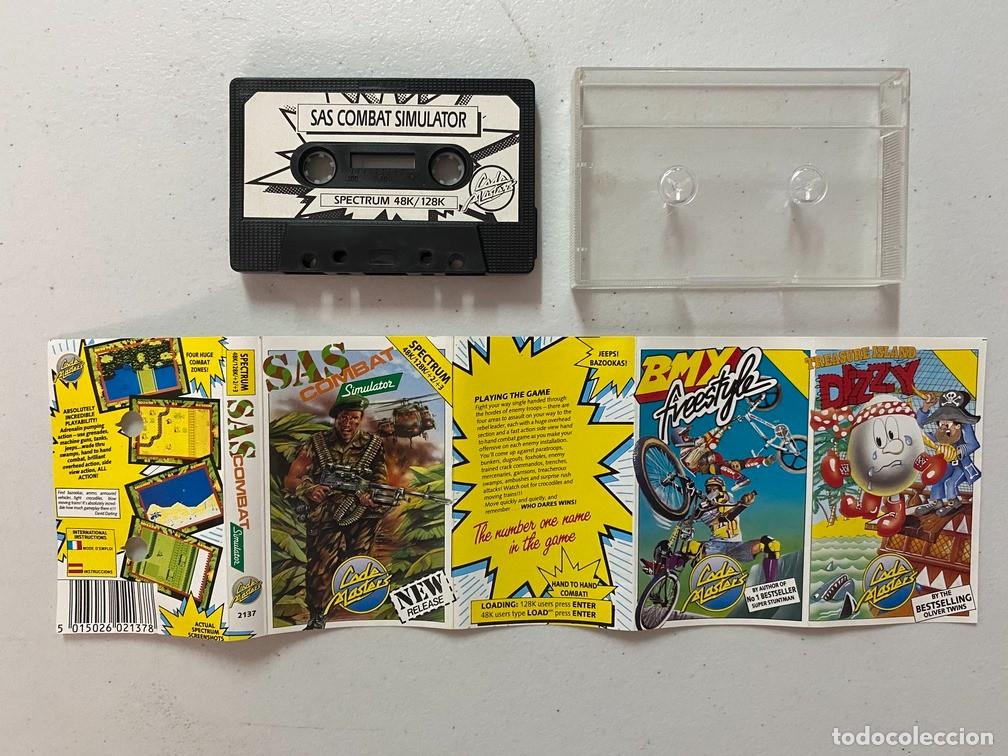 Videojuegos y consolas: SAS COMBAT SIMULATOR - VIDEOJUEGO SPECTRUM - Foto 3