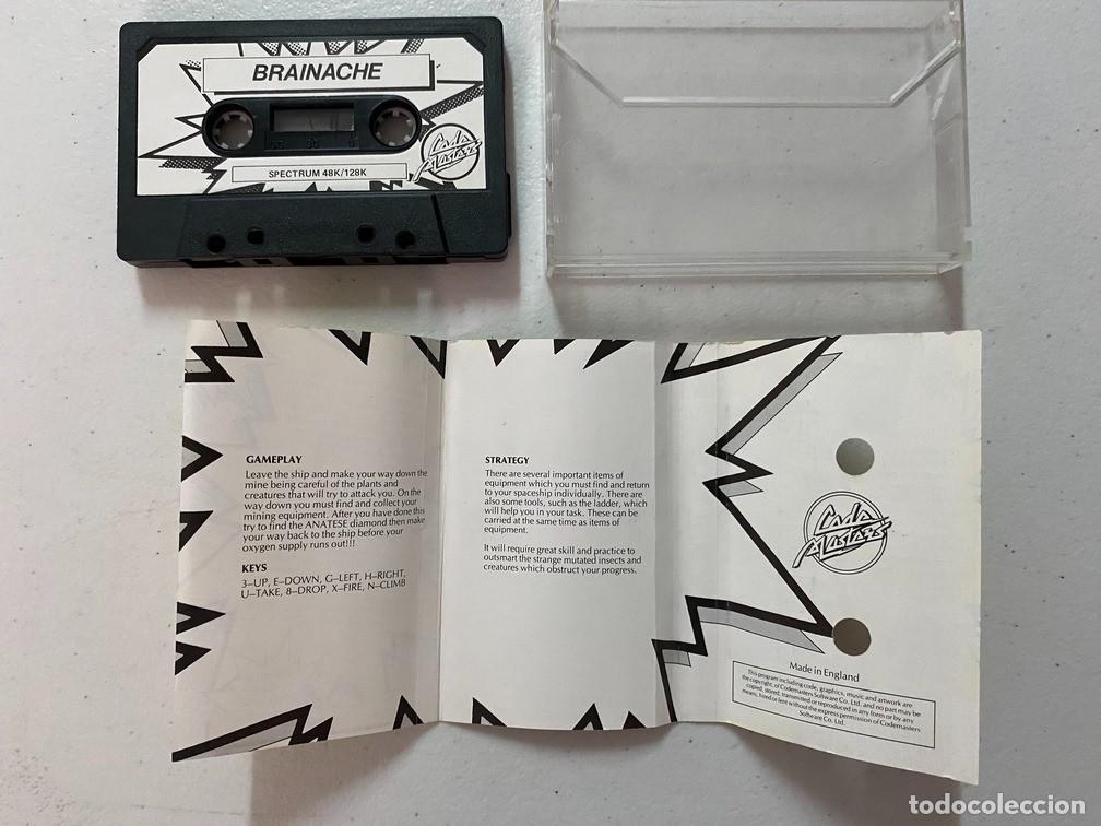 Videojuegos y consolas: BRAINACHE - VIDEOJUEGO SPECTRUM - Foto 4