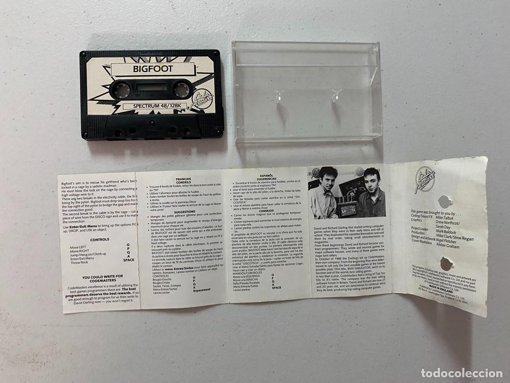 Videojuegos y consolas: BIG FOOT - VIDEOJUEGO SPECTRUM - Foto 4
