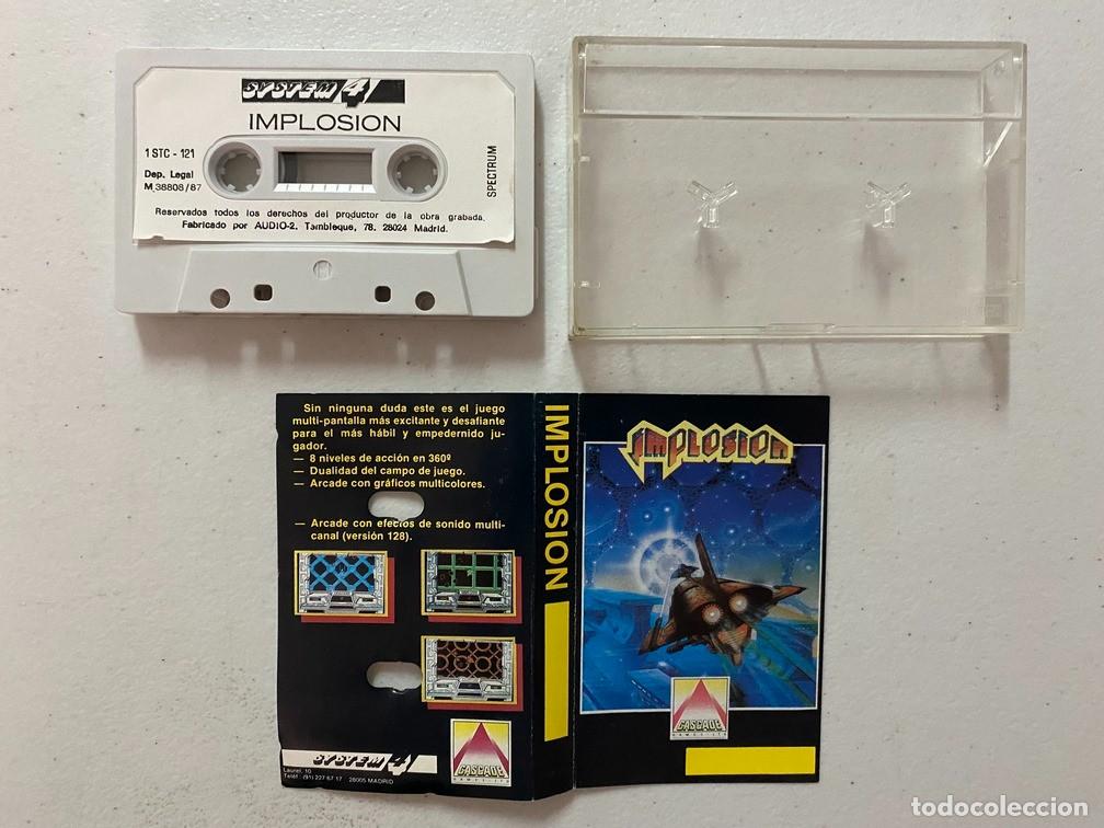 Videojuegos y consolas: IMPLOSSION - VIDEOJUEGO SPECTRUM - Foto 3