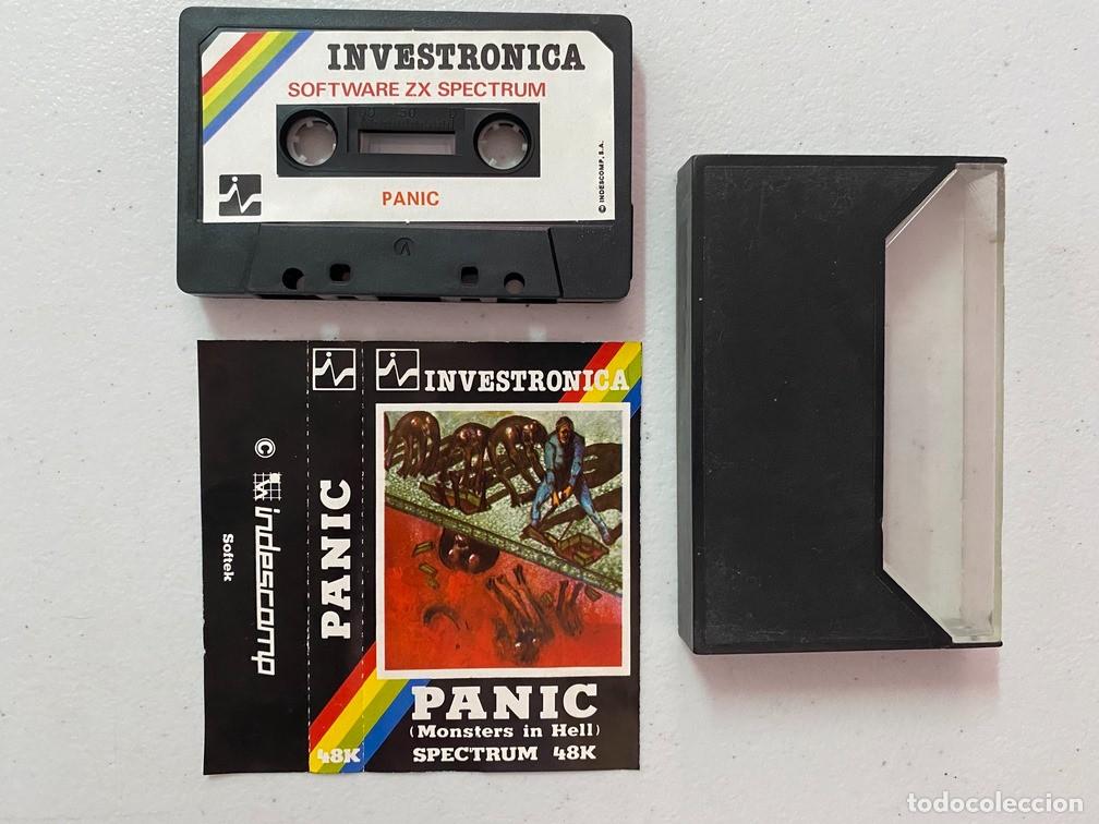 Videojuegos y consolas: PANIC - VIDEOJUEGO SPECTRUM - Foto 2